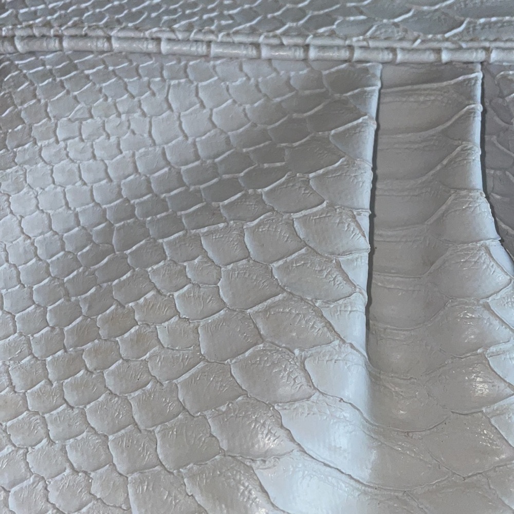 Express White Scale Pattern Clutch - image 2